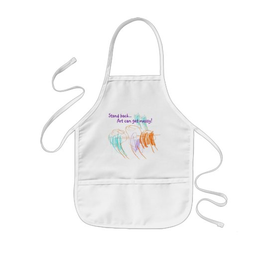 Olivia's artiest Apron Kinder Schort (Voorkant)