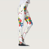 Olivia's basquiat art  leggings (Rechts)