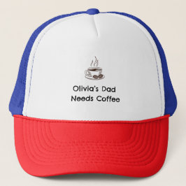 Olivia's Dad | Custom Name Parent Gift Trucker Pet
