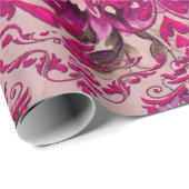 Olivia's Damask Cadeaupapier (Rol Hoek)