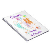 Olivia's Doodles Notebook Notitieboek (Rechterzijde)