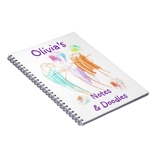 Olivia's Doodles Notebook Notitieboek (Rechterzijde)