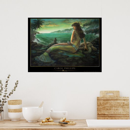 oliviene mermaïde poster carol phillips (Keuken)