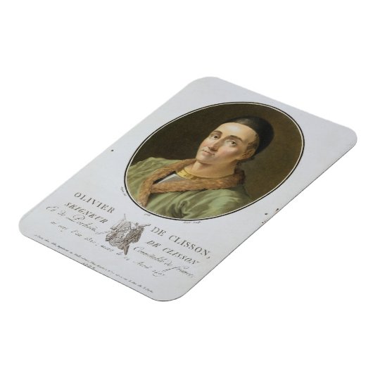 Olivier de Clisson (1336-1407) uit 'Portraits des Magneet (Linkerzijde)