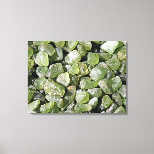 Olivijn van Peridot Canvas Afdruk (Voorkant)