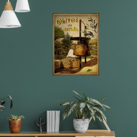 Olivos de España Poster (Woonkamer 1)
