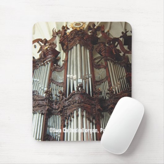 Oliwa Cathedral-orgaanmousepad Muismat (Met muis)