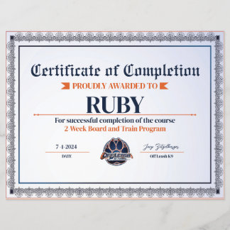 OLK9 Certificaat #12