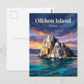 Olkhon-eiland Rusland Briefkaart (Voorkant / Achterkant)