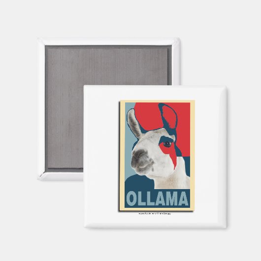 Ollama Obama - Magneet (Voorkant / Achterkant)