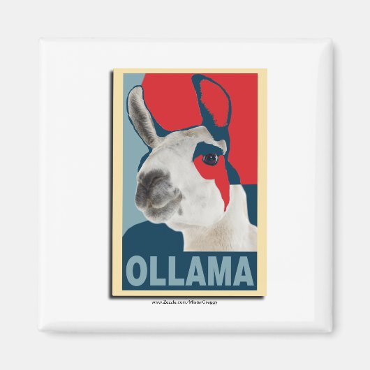 Ollama Obama - Magneet (Voorkant)