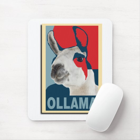 Ollama Obama - Mousepad Muismat (Met muis)