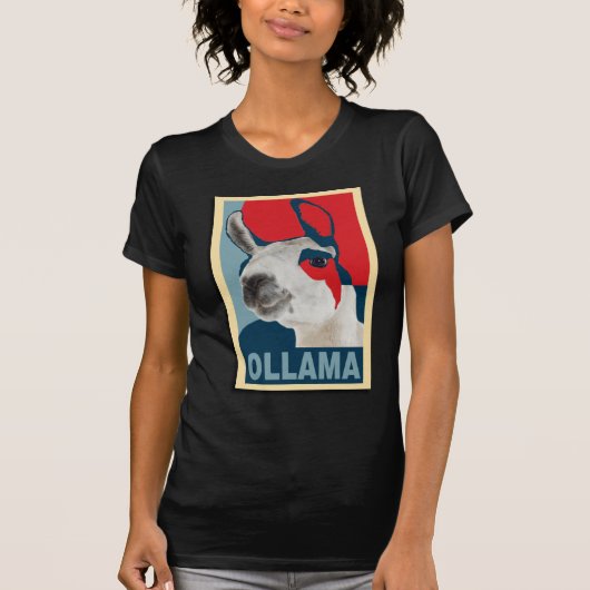 Ollama Obama - T-shirt (Voorkant)