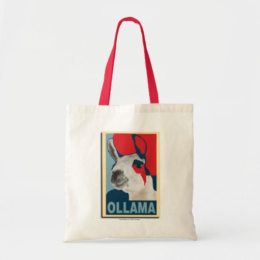 Ollama Obama - Totebag Tote Bag (Voorkant)