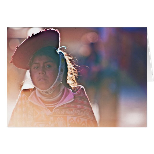 Ollantaytambo Girl (Voorkant Horizontaal)