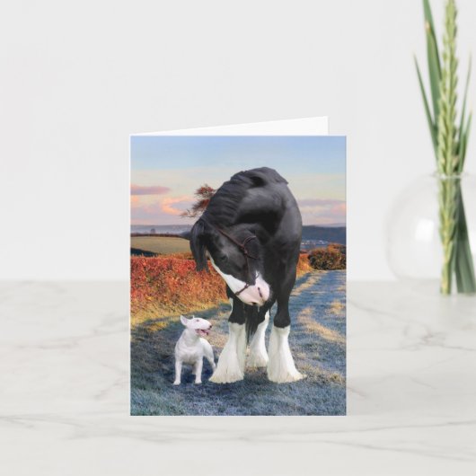 "Ollie & Blackbird"-kaart Notitiekaartje (Voorkant)