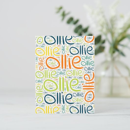 Ollie Briefkaart (Staand voorkant)