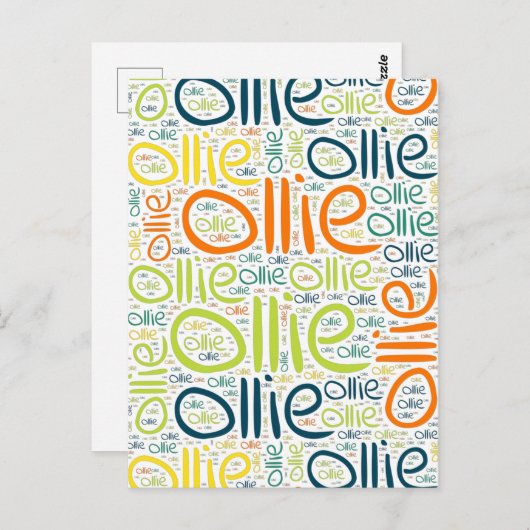 Ollie Briefkaart (Voorkant / Achterkant)