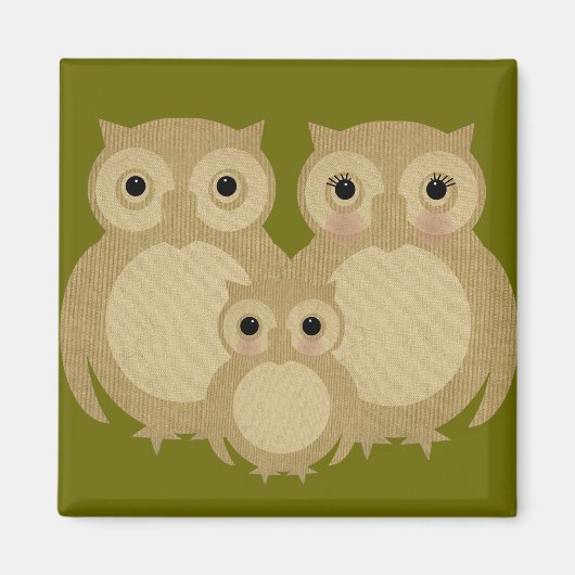 Ollie familie magneet (Voorkant)