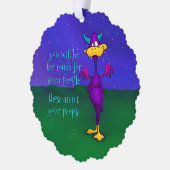 Ollie, papieren Ornament Kaart (Links)