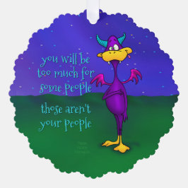 Ollie, papieren Ornament Kaart