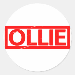 Ollie Stamp Ronde Sticker