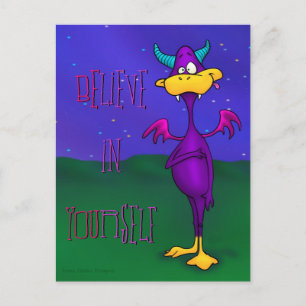 Ollie the Monster, met briefkaart