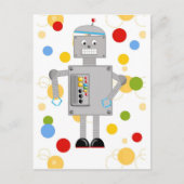 Ollie The Robot Briefkaart (Voorkant)