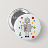 Ollie The Robot Ronde Button 5,7 Cm (Voorkant /achterkant)