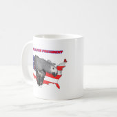 Ollie voor President Koffiemok (Voorkant links)