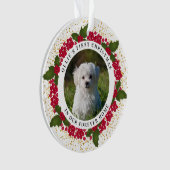 Ollie's eerste kerstsieraad voor thuisgebruik ornament (voorkant)
