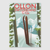 Ollon Zwitserland Ski (Voorkant)