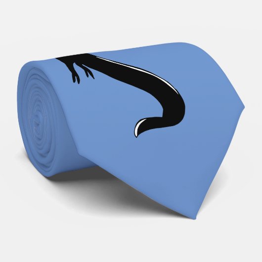 Olm: Cave Dragon Salamander Stropdas (Opgerold)