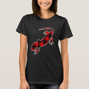 Olm Red Buffalo Pset Salamander Matching Pj Famil T-shirt