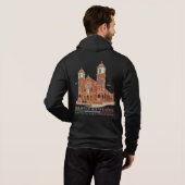 OLMC-Mannen (achterzijde) - Zip Hoodie Black (Achterkant volledig)