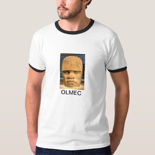 OLMEC-HOOFDEN T-SHIRT (Voorkant)