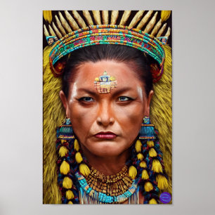 OLMEC QUEEN POSTER