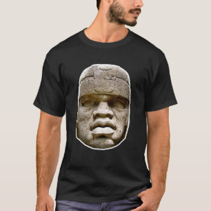 Olmec Statue Shirt - Verborgen geschiedenis Kledin