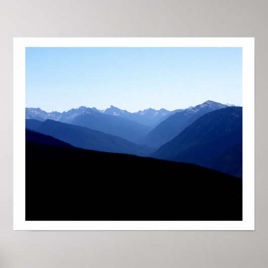 OLMPIC NATL PARK-Washington-Blue Mts. Poster (Voorkant)