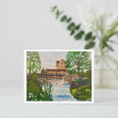 Olmstead's Mill, Warren County, Ilc. 1983 MEJP Briefkaart (Staand voorkant)