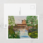 Olmstead's Mill, Warren County, Ilc. 1983 MEJP Briefkaart (Voorkant / Achterkant)