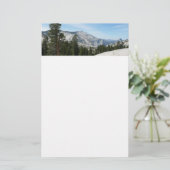 Olmsted Point II van het Nationaal Park Yosemite Briefpapier (Staand voorkant)