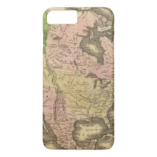 Olney Map Noord-Amerika Case-Mate iPhone Case (Achterkant)
