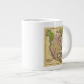 Olney Map Noord-Amerika Grote Koffiekop (Voorkant rechts)