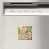 Olney Map Noord-Amerika Magneet (Insitu (Vaatwasser))