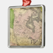 Olney Map Noord-Amerika Metalen Ornament (Links)