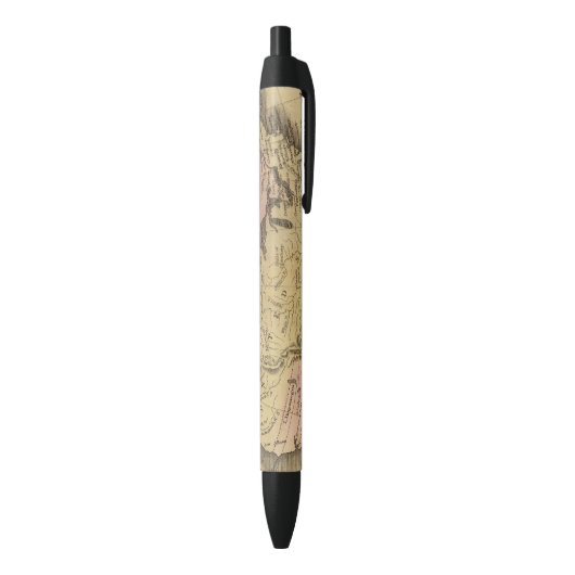 Olney Map Noord-Amerika Zwarte Inkt Pen (Achterkant (Verticaal))