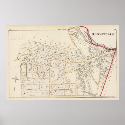 Olneyville Providence Rhode Island Poster (Voorkant)