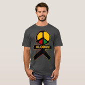 OLODUM Beat Piano Peace Anti War T-shirt (Voorkant volledig)