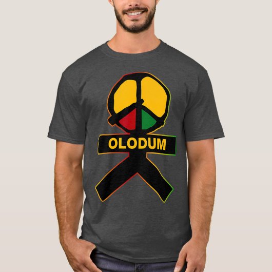 OLODUM Beat Piano Peace Anti War T-shirt (Voorkant)